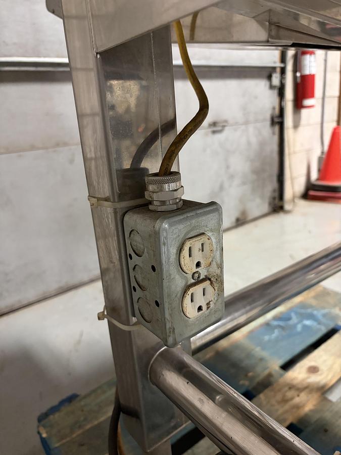 Used Used Antrisu Stainless Steel Inline X-Ray Inspection System, Model KDF405ACWH