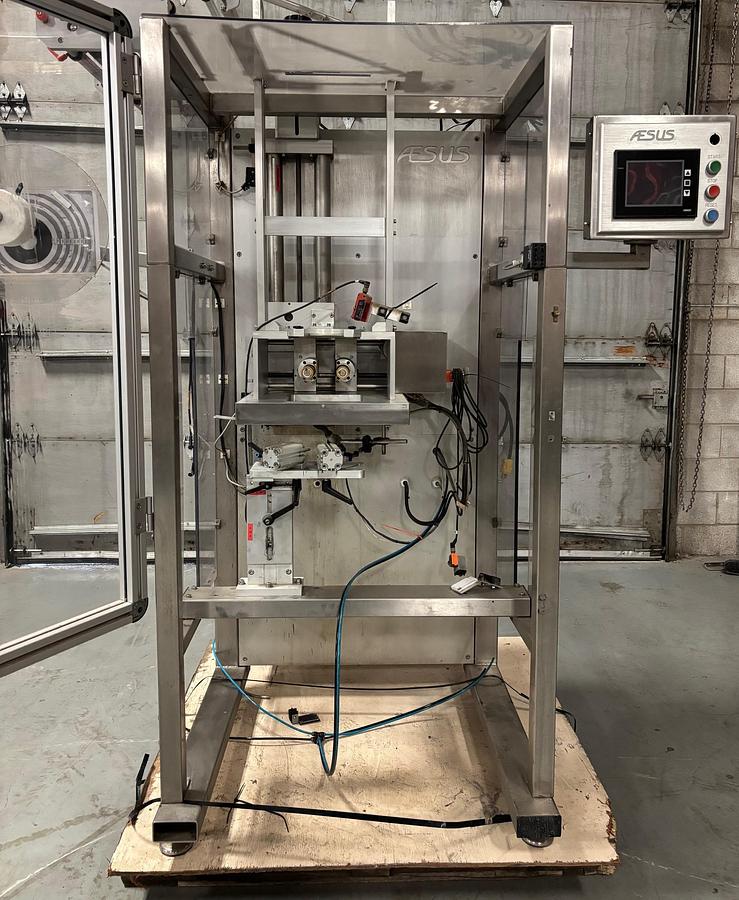 Used Used Aesus Automatic Neck and Body Bander, Model Delta Shrink