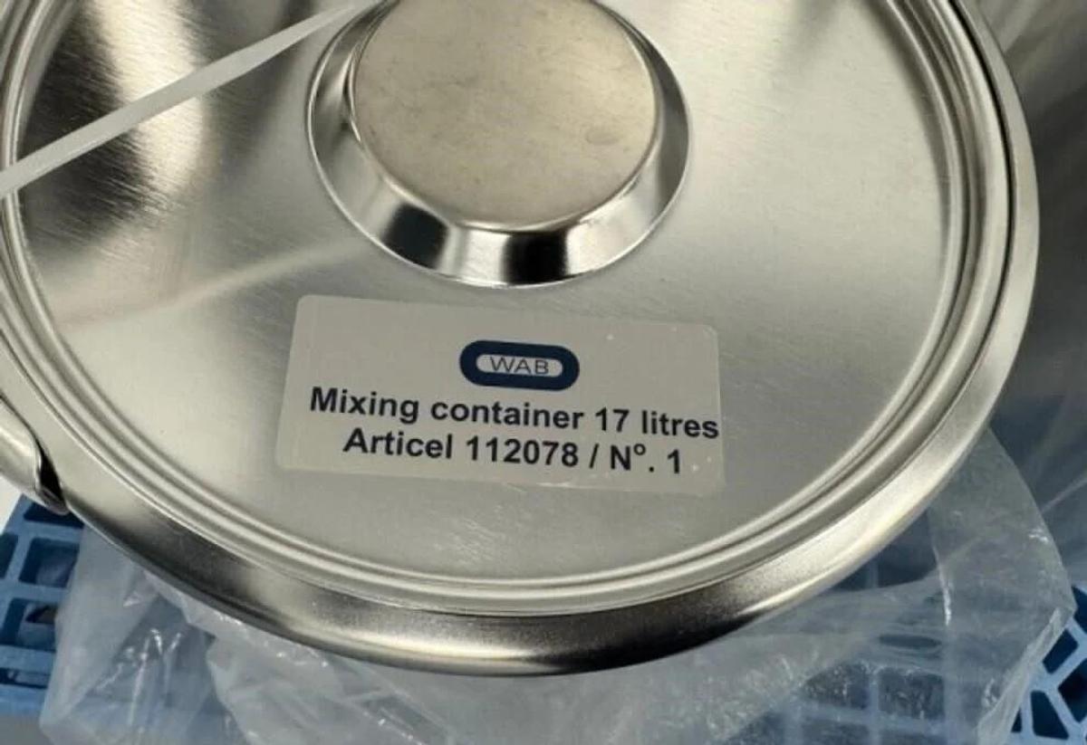 Used Used Turbula Heavy-Duty Stainless-Steel 3D Powder Mixer, Model T-50A