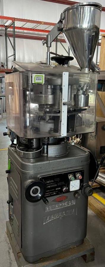 Used Used Manesty BetaPress – 16 Station Rotary Tablet Press. Serial