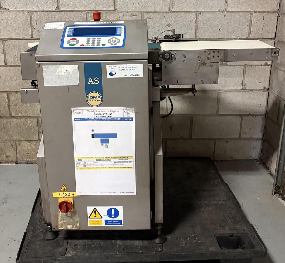 Used Used LOMA Inline Check Weigher, Model AS1500