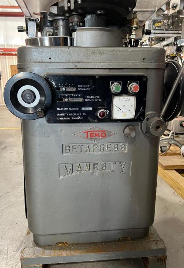 Used Used Manesty BetaPress – 16 Station Rotary Tablet Press. Serial