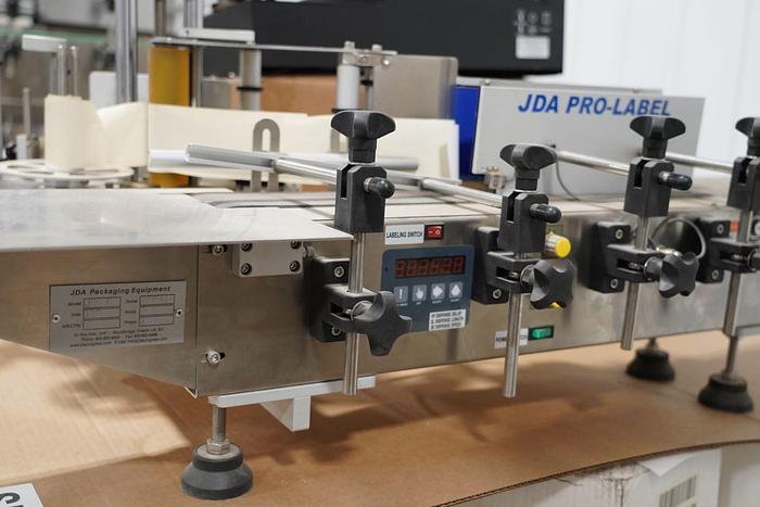 Used Used JDA Pro-Label Table-Top Pressure Sensitive Wraparound Labeler, Model JDA-1