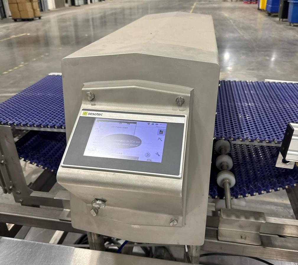 Used Used Sesotec Intuity Series Inline Belt Metal Detector, Model Intuity 700/200-IC