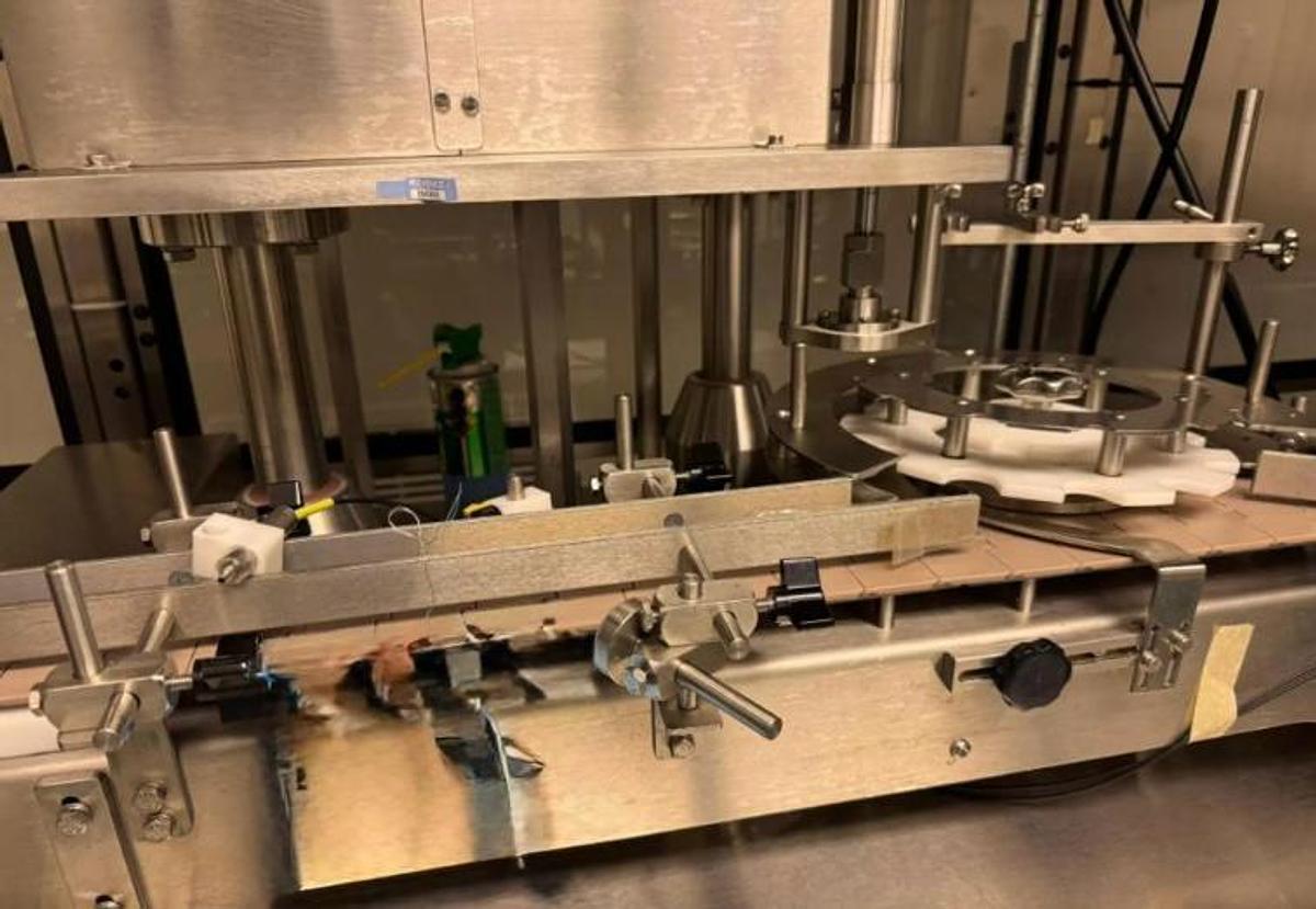 Used Used Chase-Logeman Automatic Monobloc Vial Filler and Stopper, Model FS2-12