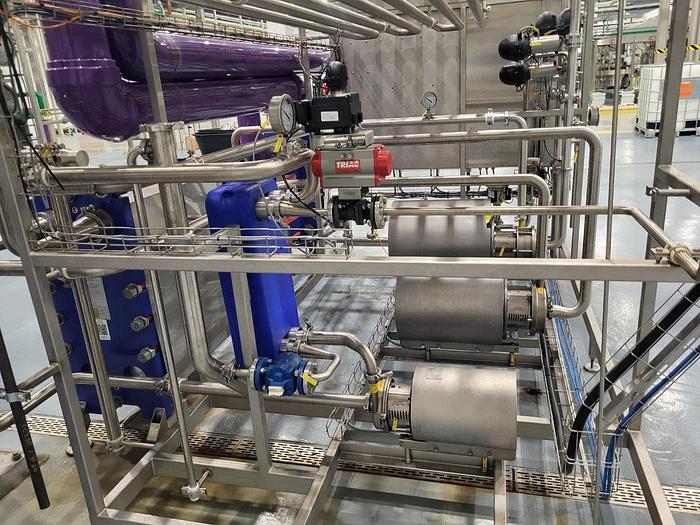 Used Used Alfa Laval Flash Pasteurizer, Model Flexitherm, model VB