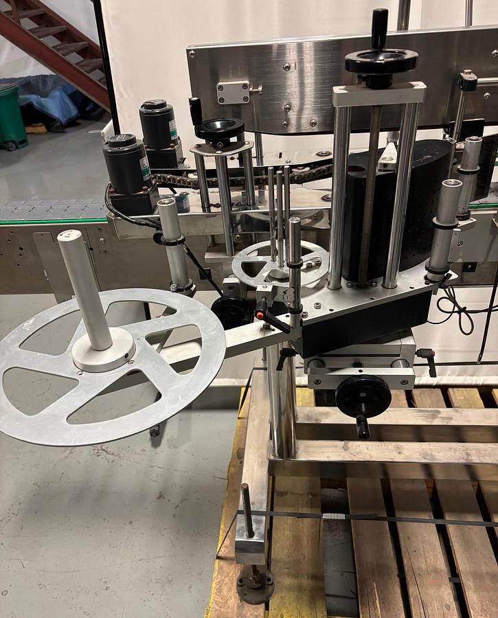 Used Used JDA Stainless Steel Automatic Pressure Sensitive Labeler, Model Pro-Label