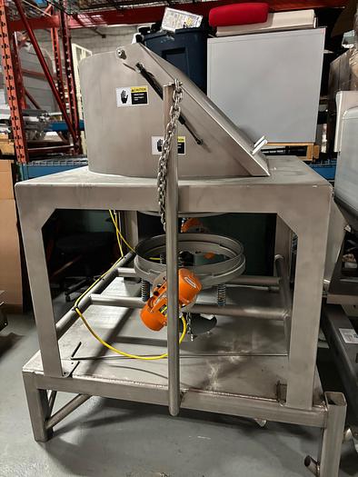 Used Used Sweco Stainless Steel Bag Dump System