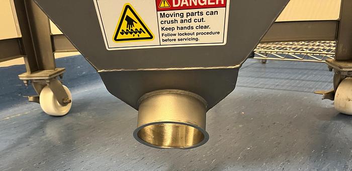 Used Used Stainless Steel Flexicon Flexible Screw Conveyor