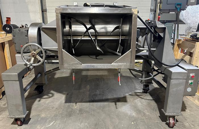 Used Used American Process Systems 4 Cu Ft Double Ribbon Blender, Model DRB-4