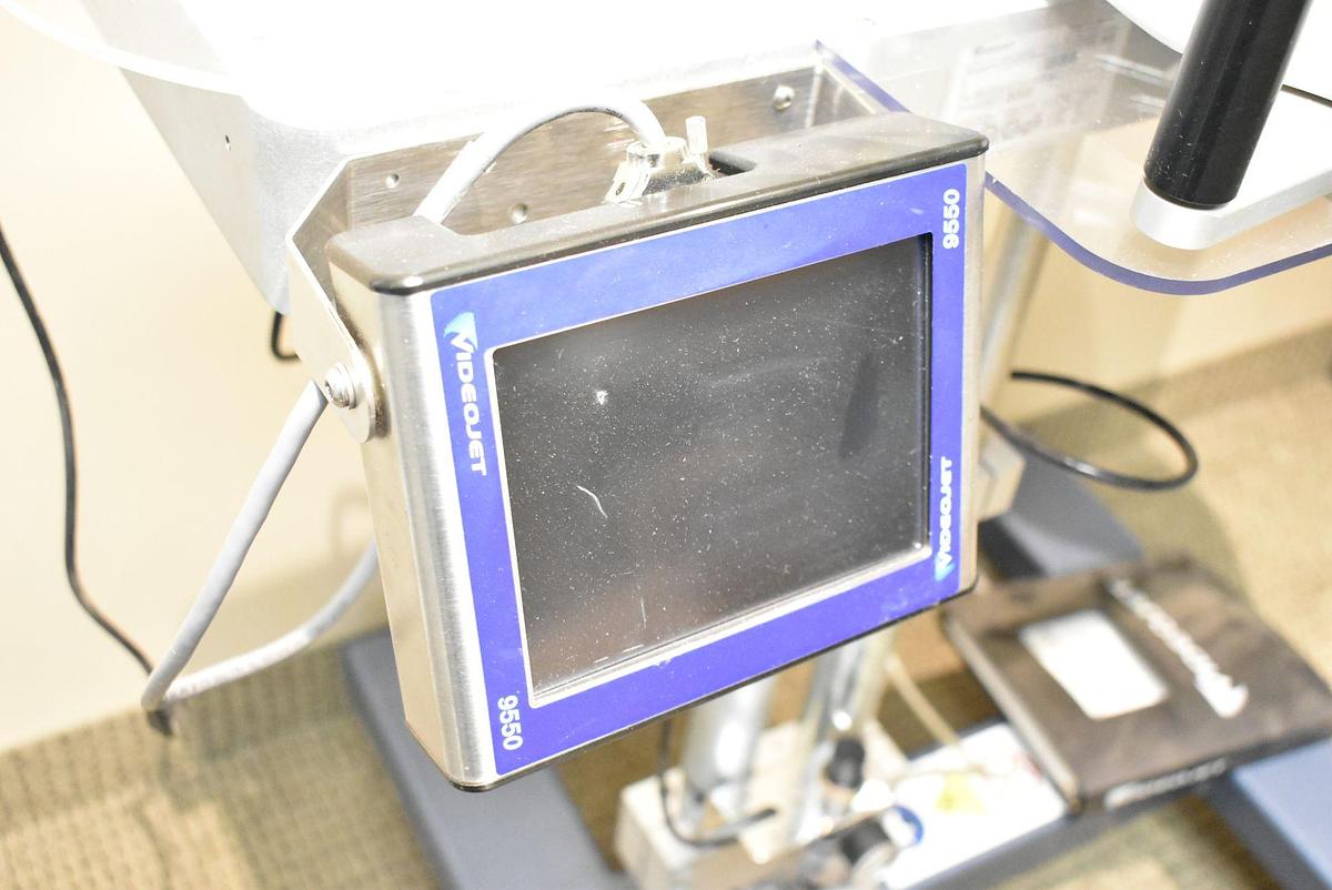 Used 1 Used Videojet Thermal Print and Apply Labeler with 300T Tamp, Model VJ9550
