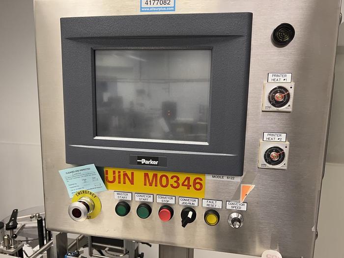 Used Used Accraply Front/Back and Wraparound Pressure Sensitive Labeler, Model 35PW-S