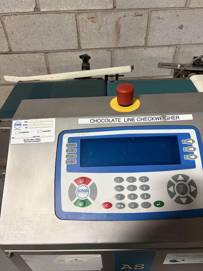 Used Used LOMA Inline Check Weigher, Model AS1500