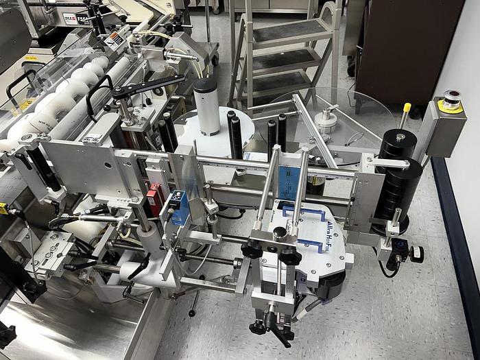 Used Used Accraply Front/Back and Wraparound Pressure Sensitive Labeler, Model 35PW-S