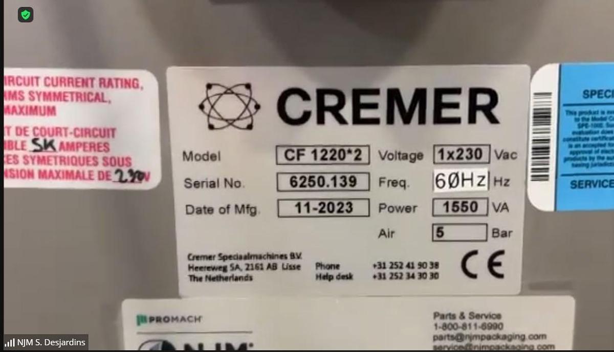 Unused Automatic Tablet Packaging Line from Aesus Packaging Systems and NJM Packaging Inc.