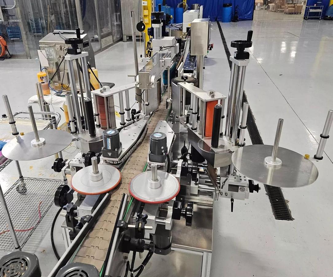 Used Used Stainless Steel Automatic Front/Back and Wraparound Pressure Sensitive Labeler