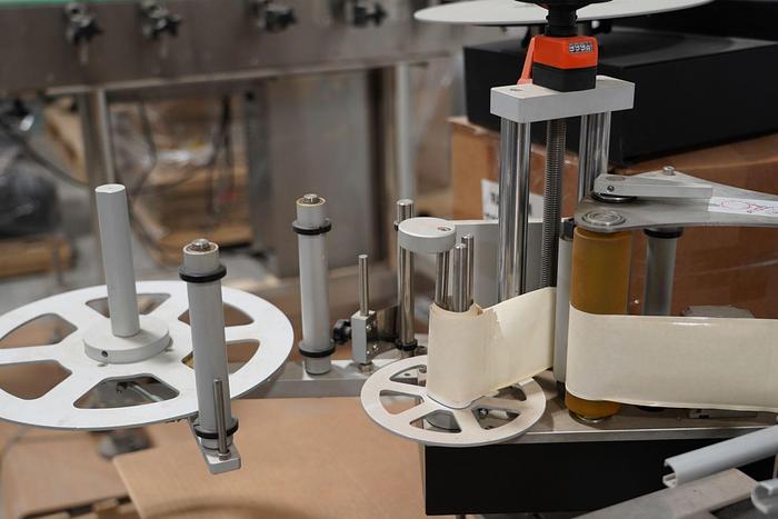 Used Used JDA Pro-Label Table-Top Pressure Sensitive Wraparound Labeler, Model JDA-1