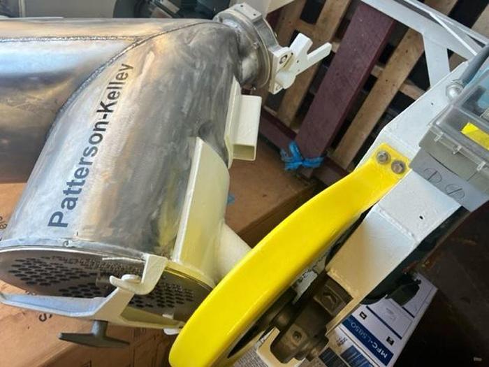 Used Used Patterson Kelley 2 Cu Ft  Stainless Steel Twin Shell Blender with Liquids/Solids Bar