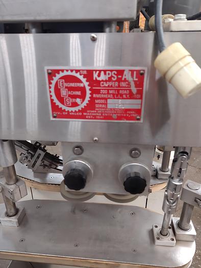 Used Used Kaps All E Automatic Quill Capper