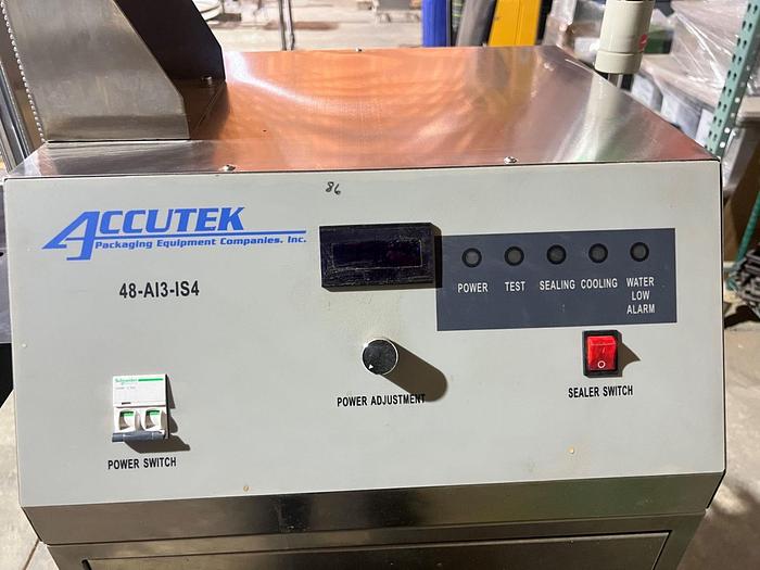 Used Used Accutek 4 kW Automatic Induction Sealer