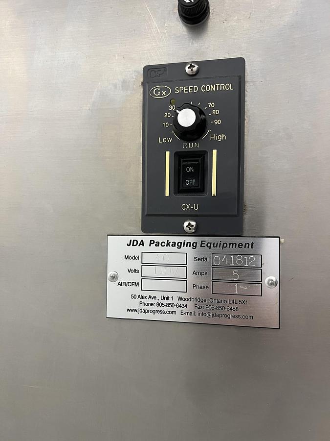 Used Used JDA 40” diameter Stainless Steel Feeding Table, Model 40