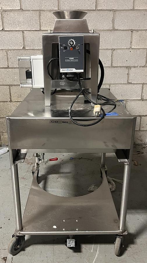 Used Used Stainless Steel Quadro Comil (Overdriven) Size Reduction Conical Mill, Model 197-S