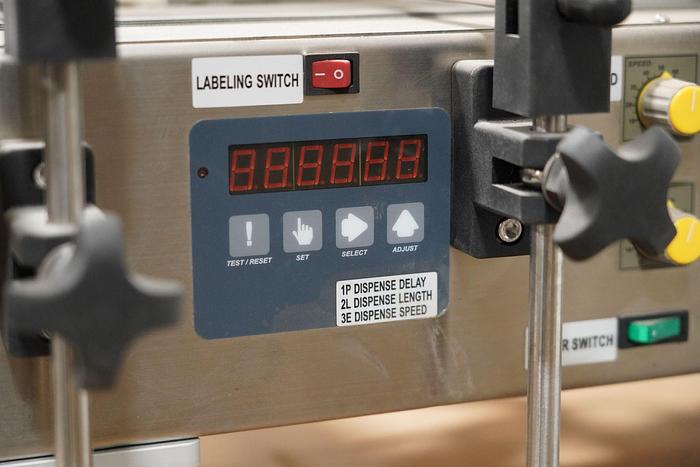 Used Used JDA Pro-Label Table-Top Pressure Sensitive Wraparound Labeler, Model JDA-1