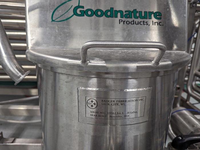 Used Used Good Nature HTST Flash Pasteurizer, Model FPXT-264