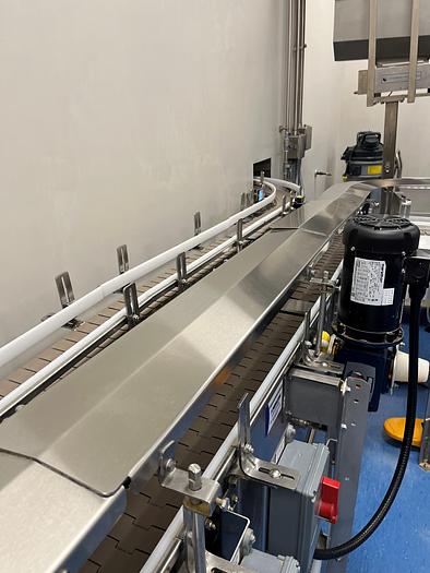 Used 150' (approx) of Nercon Stainless Steel motorized conveyor