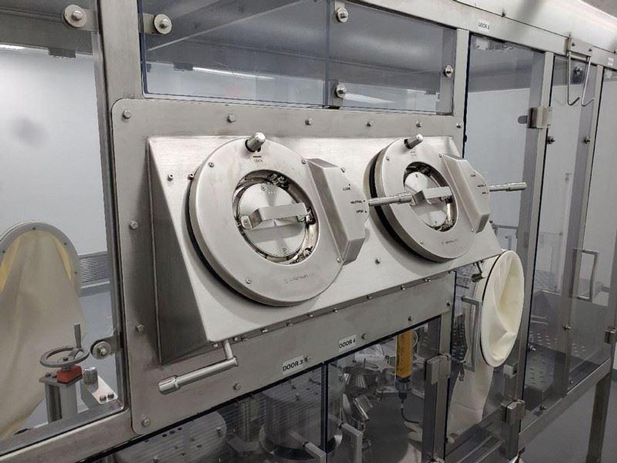 Used Used Bosch Aseptic Automatic Vial Filling Line, Model FLT 1020