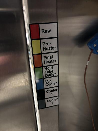 Used Used Microthermics UHT/HTST Lab 25 DIPW Direct Steam Pasteurizing System