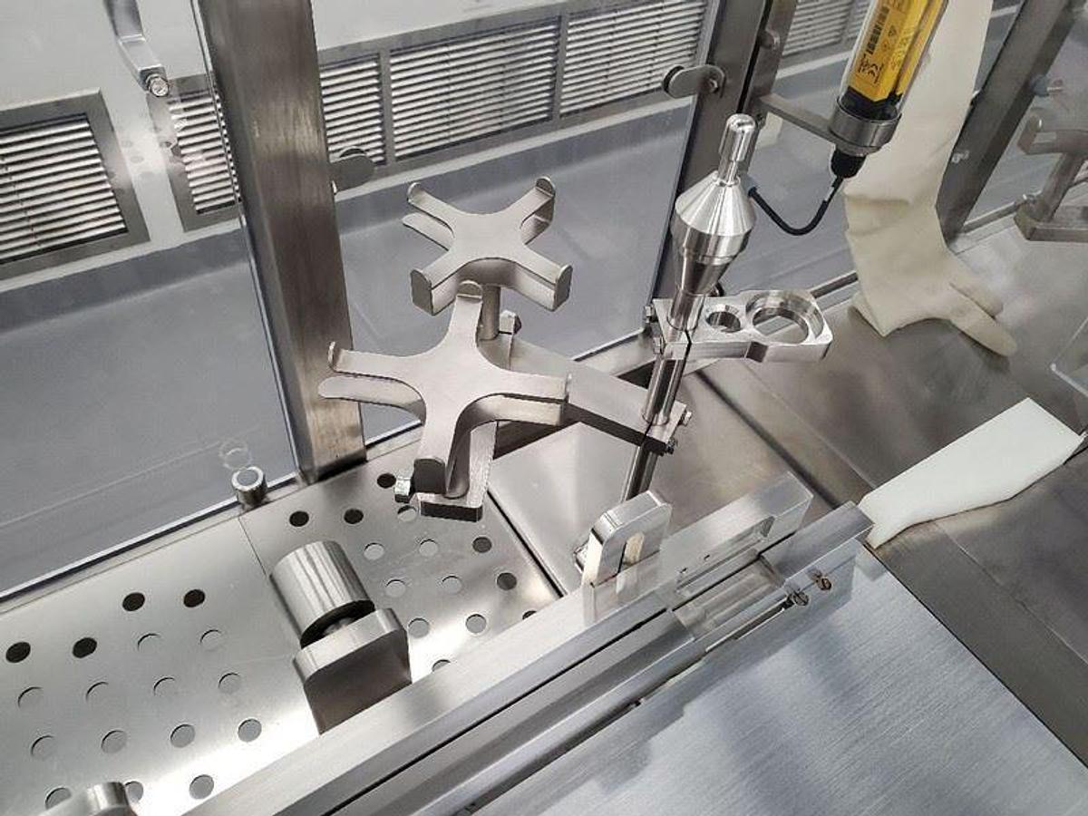 Used Used Bosch Aseptic Automatic Vial Filling Line, Model FLT 1020