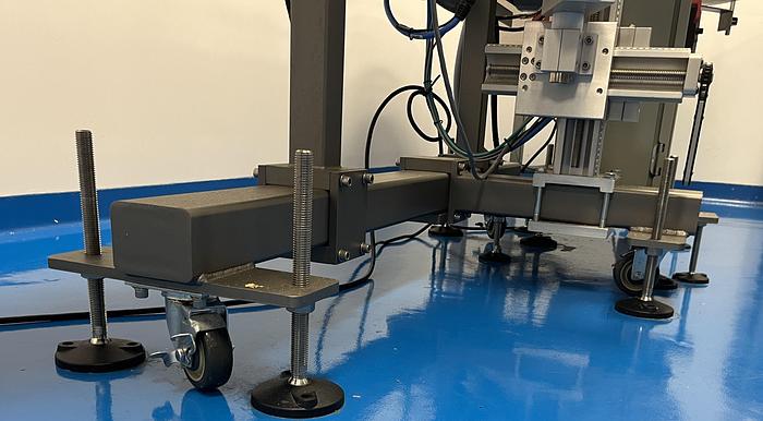 Used Used ID Technology Automatic Pressure Sensitive Wraparound Labeler, Model 9130