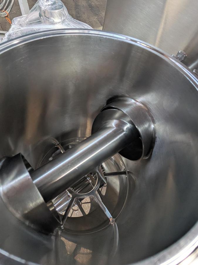 Used Used Fluid Air Stainless Steel Size Reduction Mill, Model Granumil 7