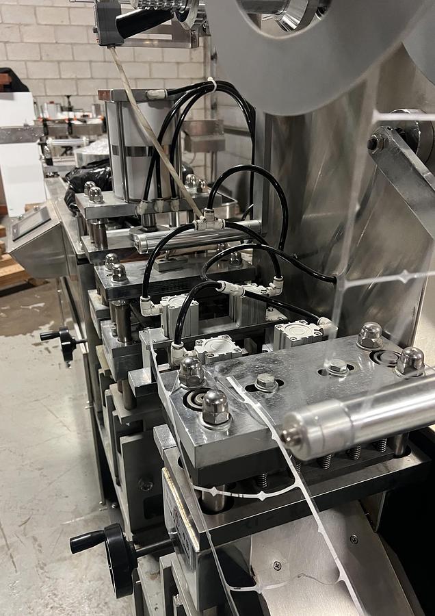 Used Used Automatic Stainless Steel Candy Blister Packaging Machine, Model YX-DPT140