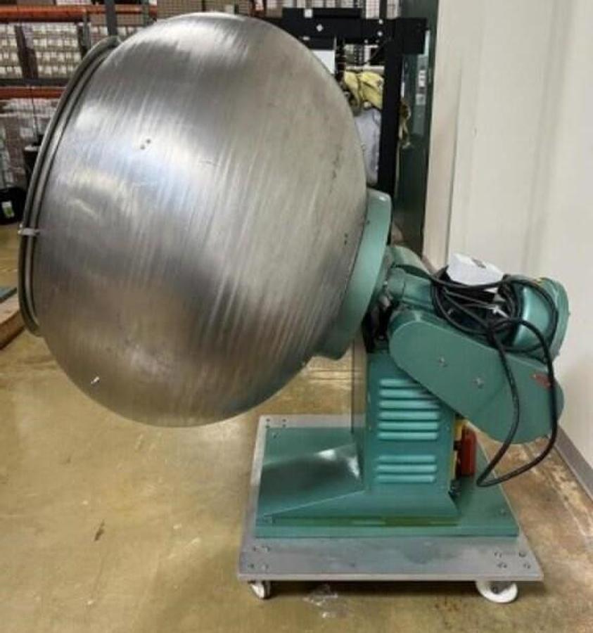 Used Used C. La Mastra 48” Diameter Stainless Steel Round Coating Pan