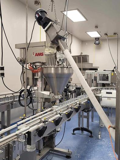 Used Used AMS Automatic Single Head Auger Powder Filler, Model A400E