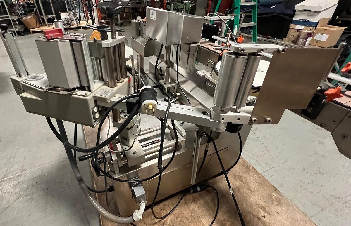 Used 8 PRESSURE SENSITIVE/SLEEVE LABELERS WE HAVE FOR SALE