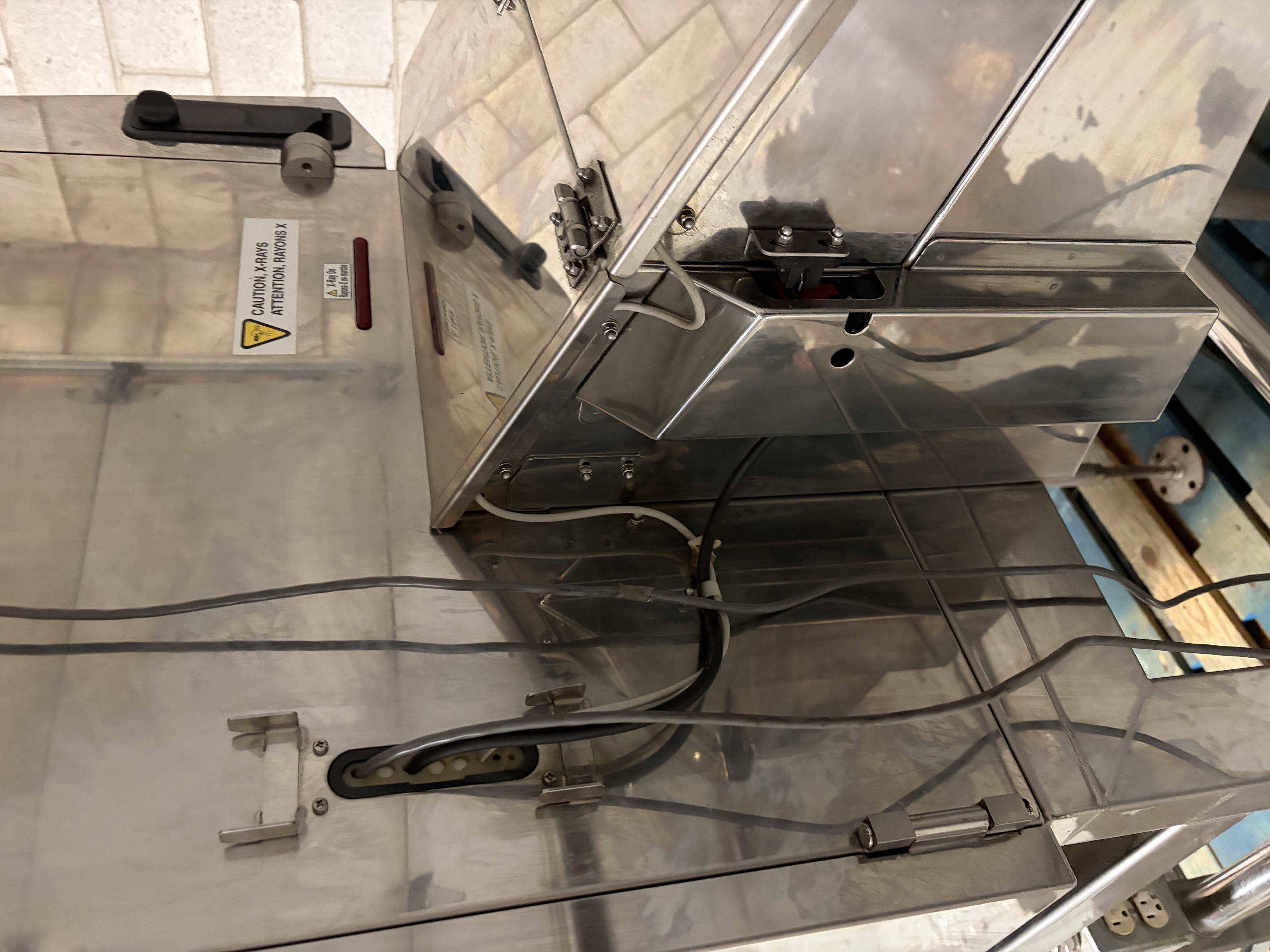 Used Used Antrisu Stainless Steel Inline X-Ray Inspection System, Model KDF405ACWH
