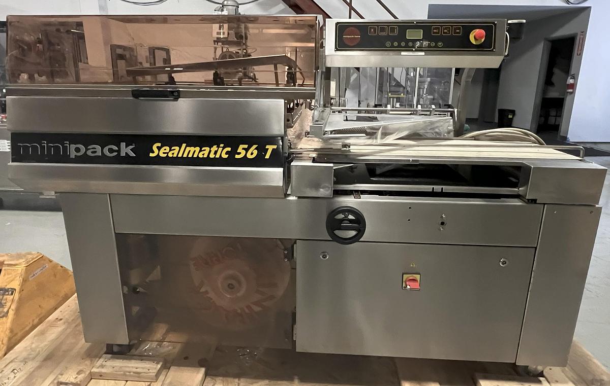 Used Used MiniPack Stainless Steel Automatic L-Bar Sealer, Model Sealmatic 56T