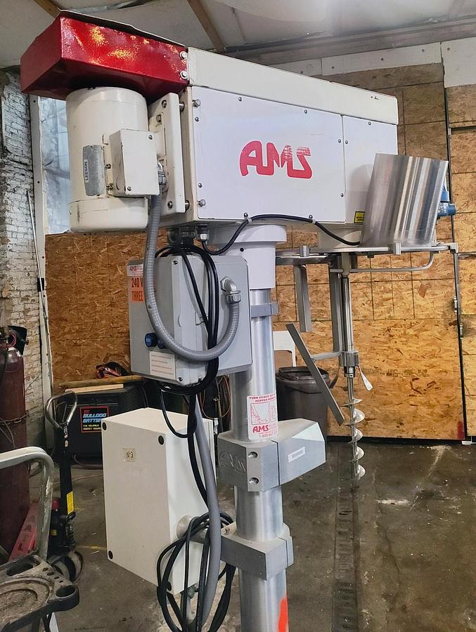 Used Used AMS Single Head Semi-Automatic Powder Auger Filler, Model A100