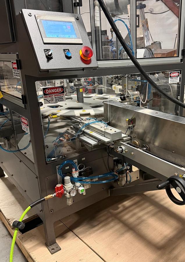 Used Unused Enflex (Paxiom) Automatic Circular 12 Station Rotary Vertical Cartoner, Model Kartner CC-003