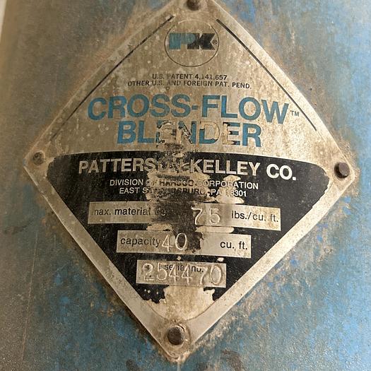 Used Used Patterson Kelly 40 Cu Ft Cross Flow Blender