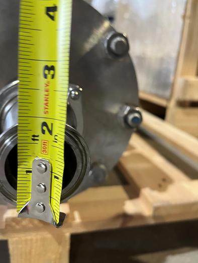 Used Used Yula Stainless Steel Dual Service Heat Exchanger, Model WCV-6AA-33AAS