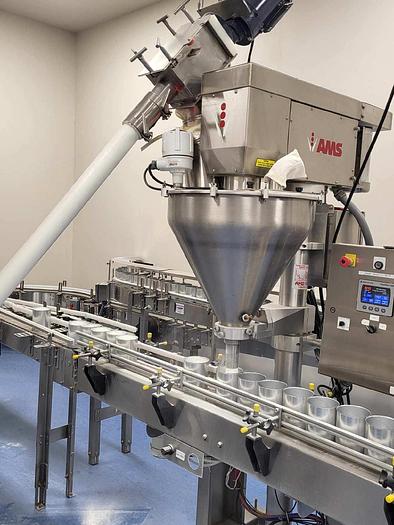 Used Used AMS Automatic Single Head Auger Powder Filler, Model A400E