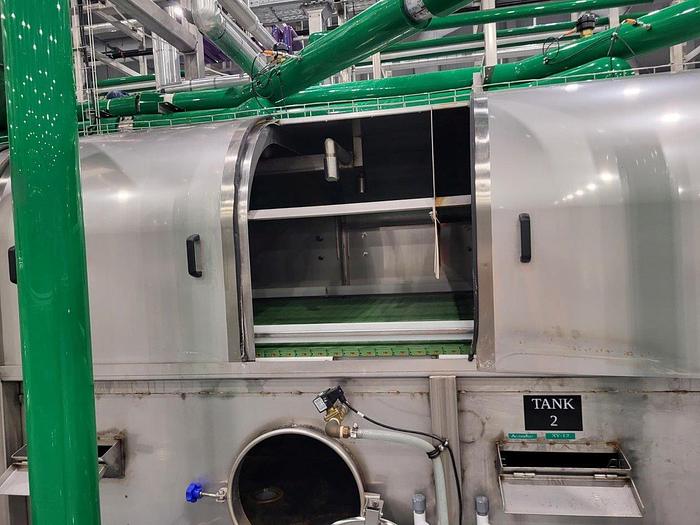 Used Used Pro-Engineering 5' x 45' Stainless Steel Tunnel Pasteurizer
