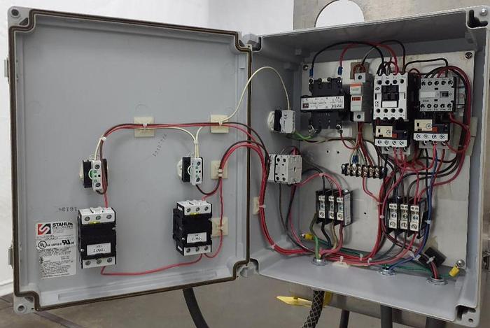 Used Used Alfa Laval 6 x 3 Stainless Steel Vertical Scraped Surface Heat Exchanger, Model Contherm