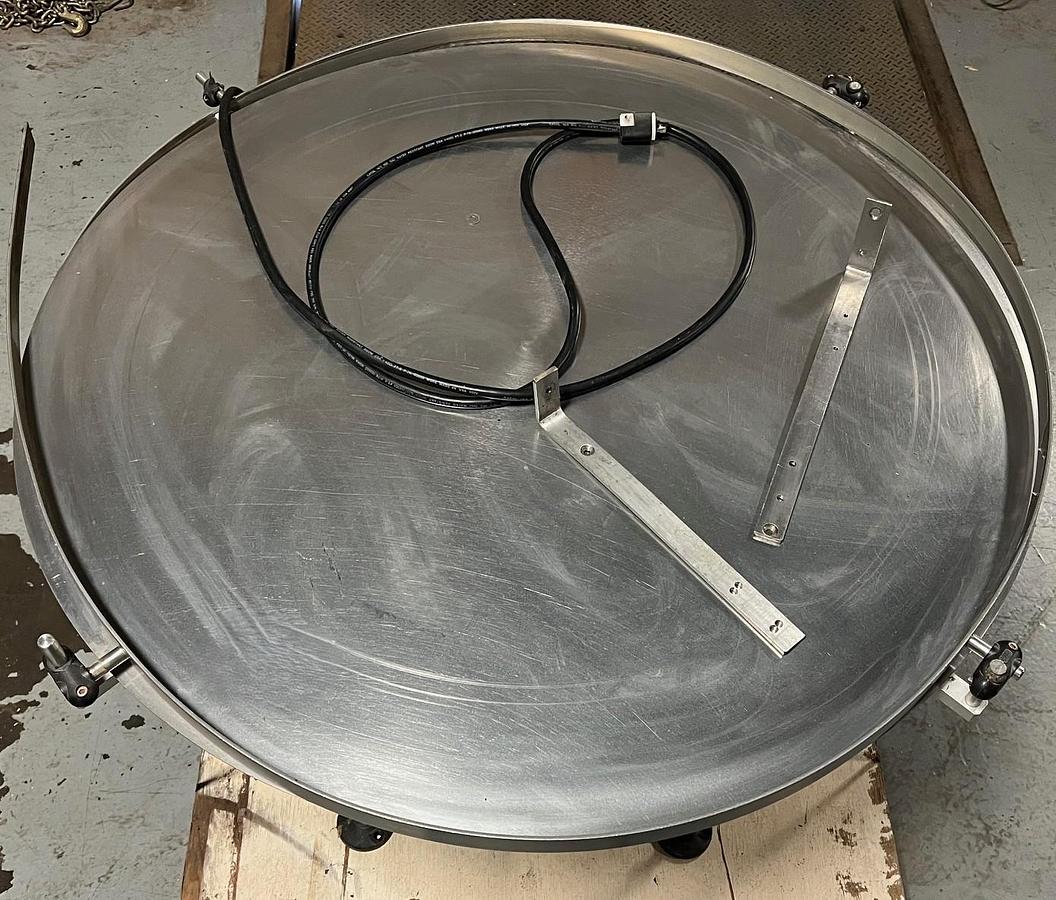 Used Used Capmatic 48” Stainless Steel Accumulating Table