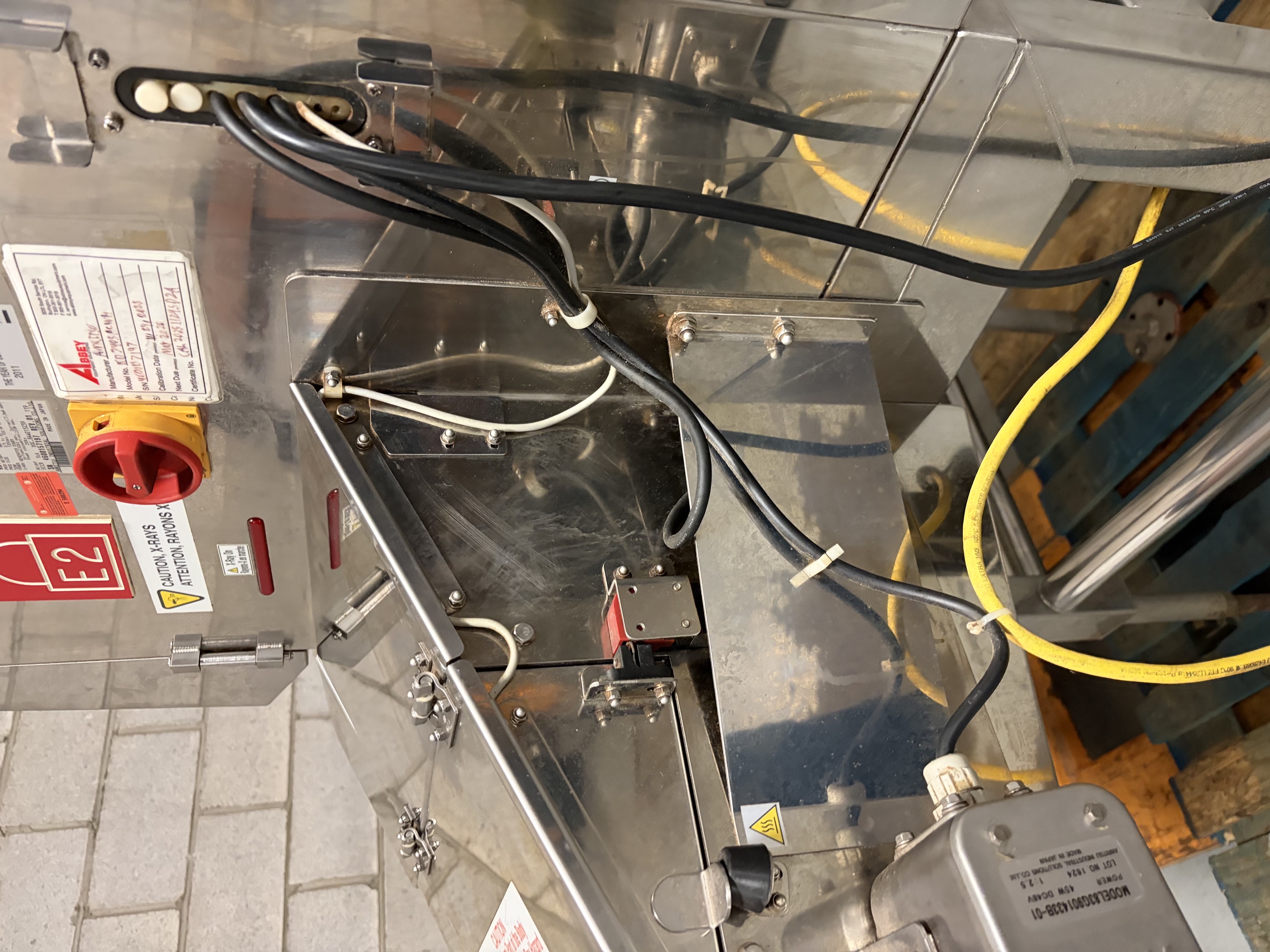 Used Used Antrisu Stainless Steel Inline X-Ray Inspection System, Model KDF405ACWH