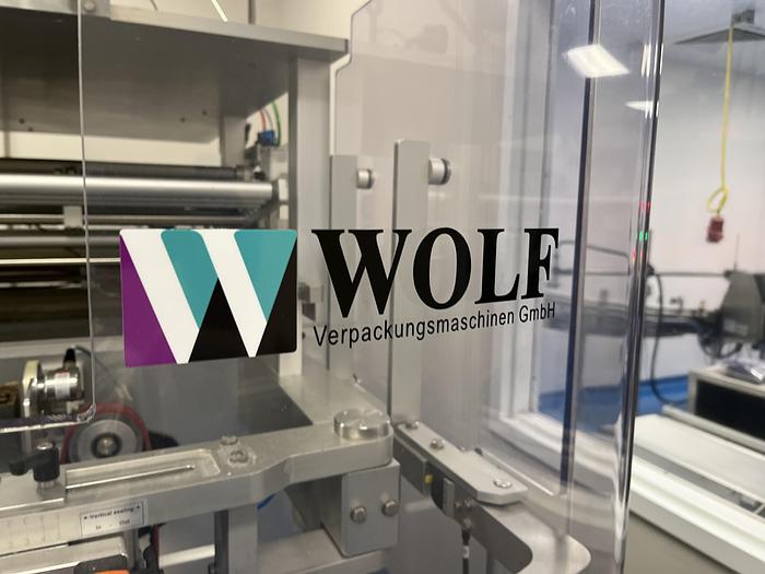 Used Used Wolf Stainless Steel Vertical Form Fill Seal Machine, Model VCP-250